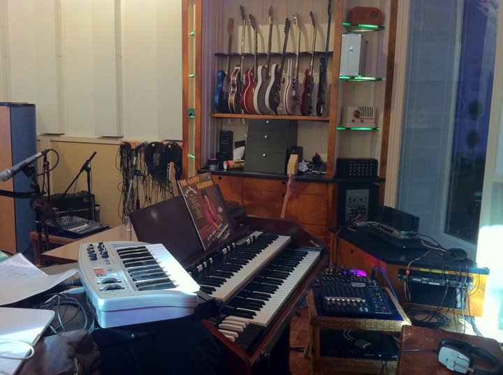 New Golden Earring album recordings London Jan Rooymans gear - picture Jan Rooymans
